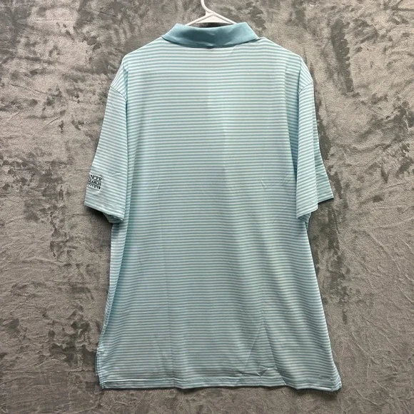 Peter Millar Shirt Mens XL Summer Comfort Striped Golf Polo Performance - Picture 9 of 10